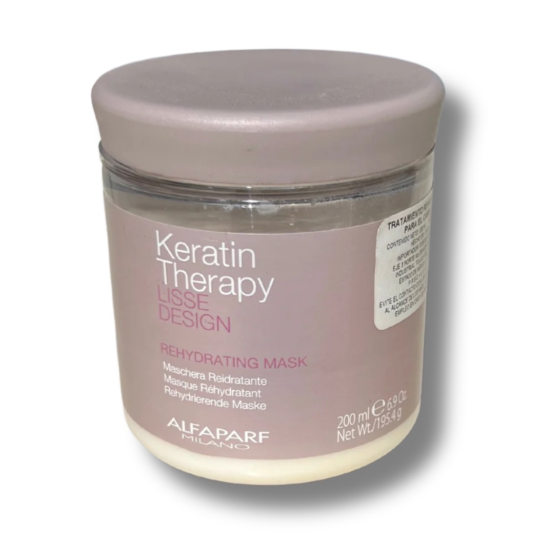 Frasco de mascarilla rehidratante Keratin Therapy de 200 ml